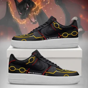 Shiny Rayquaza-1 - Pokemon Shiny AF1 Shoes - FW1610