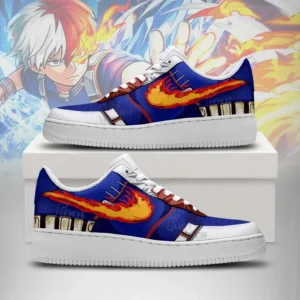 Todoroki2- - My Hero Academia AF1 Style Shoes - FW1218