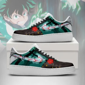 Deku - My Hero Academia AF1 Style Shoes - FW1203