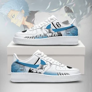 Grimmjow-Jaegerjaques Bleach AF1 Style Shoes - FW317