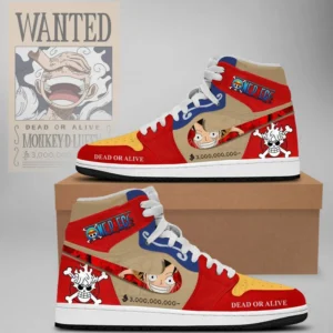 One Piece Wanted Luffy Red J1 Schuhe - FW1421