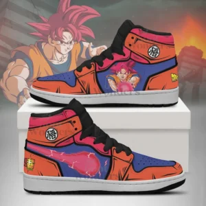 Son Goku God - Dragon Ball J1 Style Schuhe - FW855