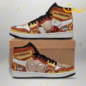 One Punch Man Sneakers Saitama Funny Face Shoes - FW513